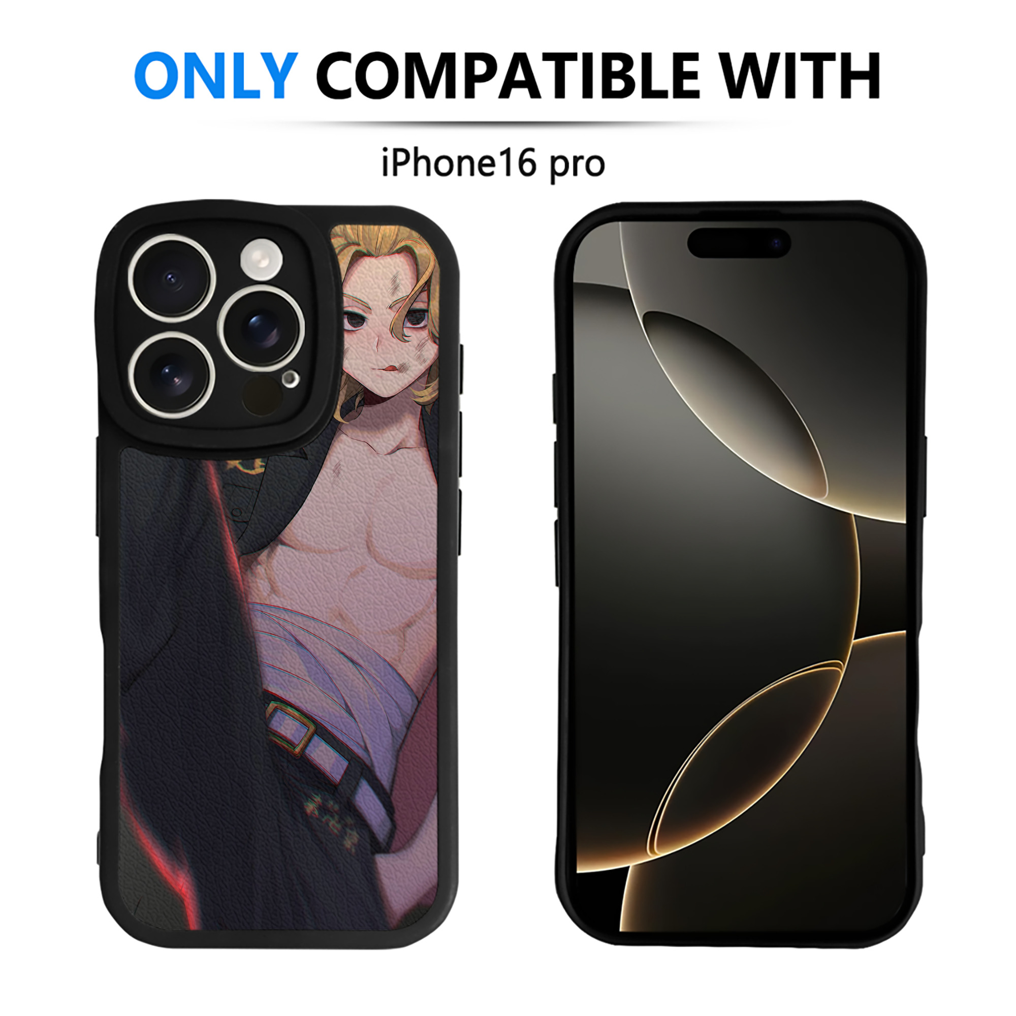 （画像用） 東京リベンジャーズ Tokyo Revengers 【iPhone 16シリーズ対応】シリコンスマホケース（レザー調） 材質：シリコン